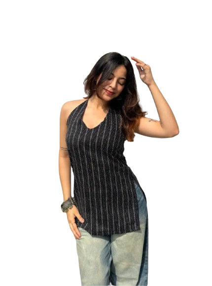 Indigo Pure Cotton Kurti